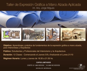 Taller de expresión gráfica a mano alzada