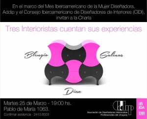 Charla: 3 interioristas cuentan sus experiencias